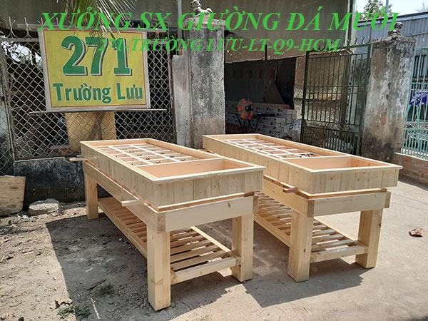 SẢN XUẤT GIƯỜNG ĐÁ MUỐI HIMALAYA SÀI GÒN